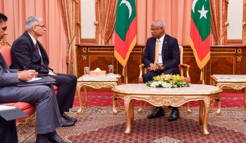 Raees Salih with India Foreign
