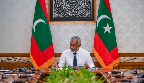 ރައީސް ޑރ މުޙައްމަދު މުއިއްޒު. ފޮޓޯ: ރައީސް އޮފީސް