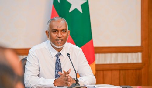 ރައީސް ޑރ މުޙައްމަދު މުއިއްޒު. ފޮޓޯ: ރައީސް އޮފީސް