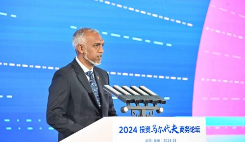 ރައީސް ޑރ މުޙައްމަދު މުއިއްޒު. ފޮޓޯ: ރައީސް އޮފީސް