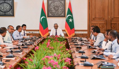 ރައީސް ޑރ މުޙައްމަދު މުޢިއްޒު. ފޮޓޯ: ރައީށް އޮފީސް