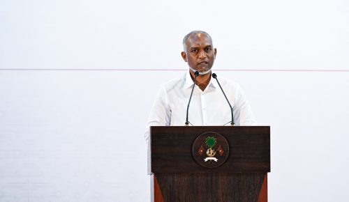 ރައީސް ޑރ މުޙައްމަދު މުޢިއްޒި. ފޮޓޯ: ރައީސް އޮފީސް