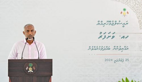 ރައީސް ޑރ މުޙައްމަދު މުއިއްޒު. ފޮޓޯ: ރައީސް އޮފީސް