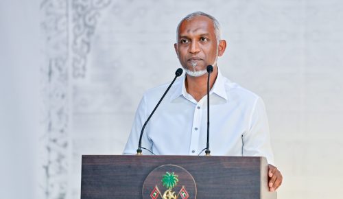 ރައީސް ޑރ މުޙައްމަދު މުއިއްޒު. ފޮޓޯ: ރައީސް އޮފީސް