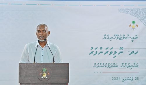 ރައީސް ޑރ މުޙައްމަދު މުއިއްޒު. ފޮޓޯ:ރައީސް އޮފީސް