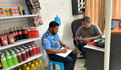 ގދ ވާދޫގައި ހިންގުނު ޕްރޮގްރާމް. ފޮޓޯ: ފުލުހުން