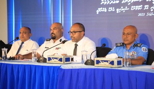 މިއަދު ދާޚިލީ ސަލާމަތާއި ބެހޭ ވުޒާރާއިން ބޭއްވި ނޫސްވެރިންގެ ބައްދަލުވުން. ފޮޓޯ: ދާޚިލީ ސަލާމަތާއި ބެހޭ ވުޒާރާ