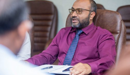 އިސްލާމީ ވުޒާރާގެ ވަޒީރު ޑރ މުޙައްމަދު ޝަހީމް ޢަލީ ސަޢީދު. ފޮޓޯ: އިސްލާމީ ވުޒާރާ
