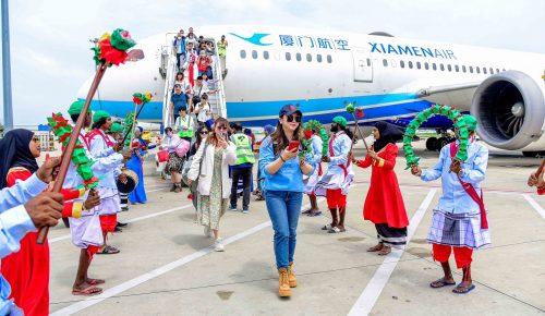 ޝިއަންމެންގެ ދަތުރުތައް ރާއްޖެއަށް ފެާށުން. ފޮޓޯ: ޓުވަރިޒަމް މިނިސްޓްރީ