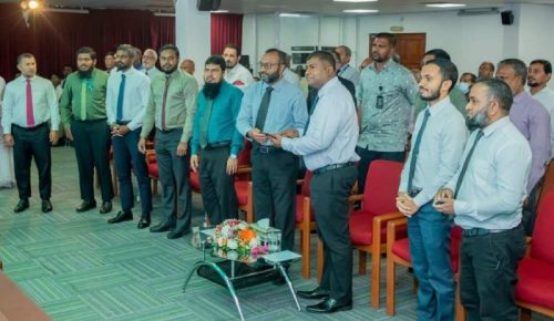 މިސްކިތްތަކާއި ބެހޭ ޤައުމީ މަޖްލިސް މިއަދު އިފްތިތާޙް ކުރުން. ފޮޓޯ:އިސްލާމިކް މިނިސްޓްރީ