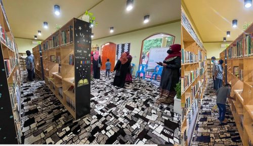books donated to the library