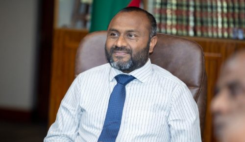 އސްލާމީ ވުޒާރާގެ ވަޒީރު ޑރ މުޙައްމަދު ޝަހީމް ޢަލީ ސަޢީދު. ފޮޓޯ: އިސްލާމީ ވުޒާރާ