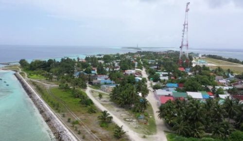 Gadhdhoo island in Gaafu Dhaalu Atoll, Maldives