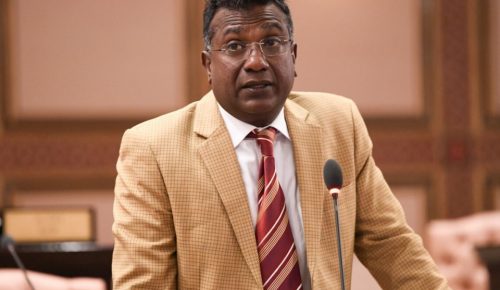 ކާށިދޫ ދާއިރާގެ މެމްބަރ ޢަބްދުﷲ ޖާބިރް. ފޮޓޯ