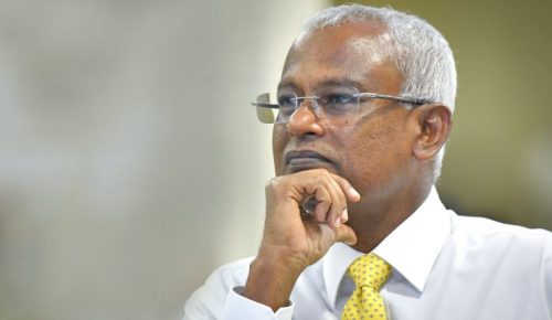 ކުރީގެ ރައީސް އިބްރާހިމް މުޙައްމަދު ޞާލިޙް.
